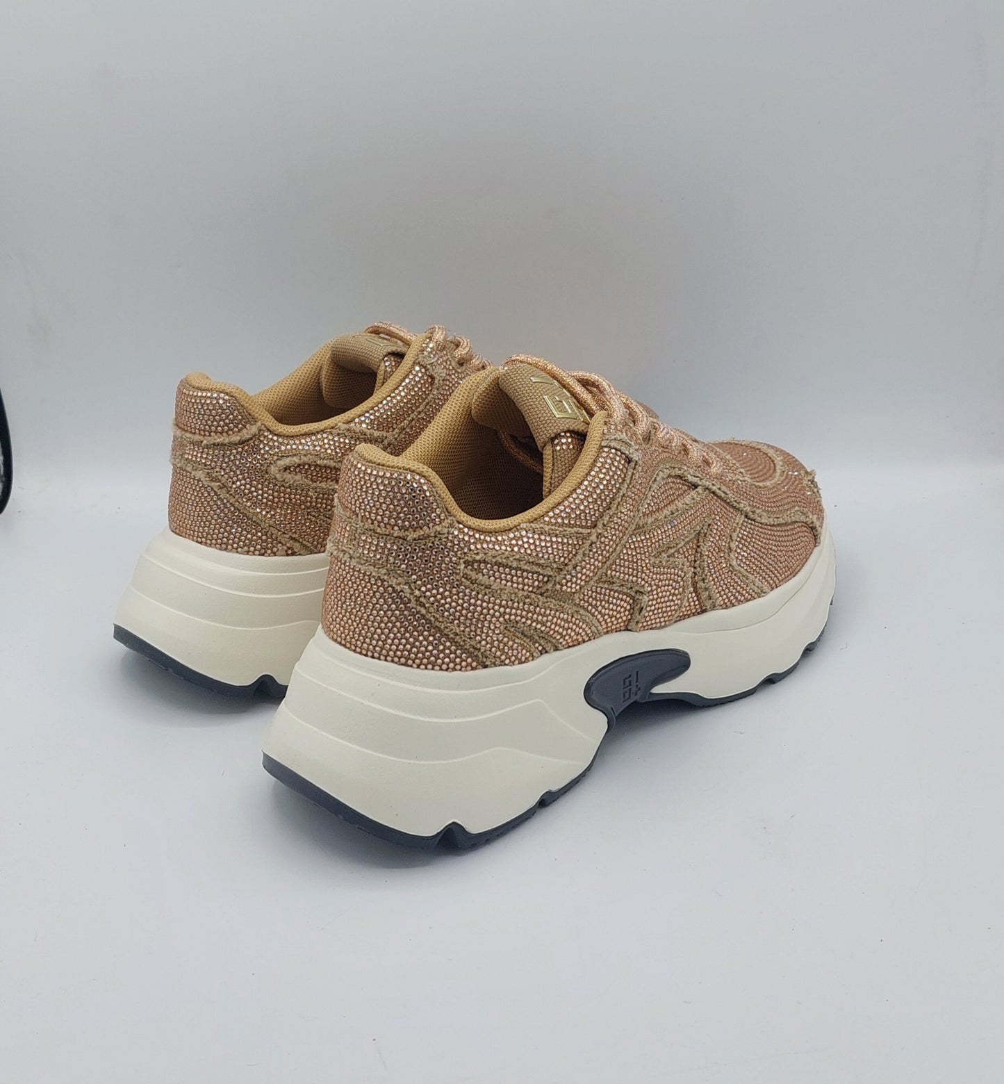 Gio+ sneakers donna strass cipria