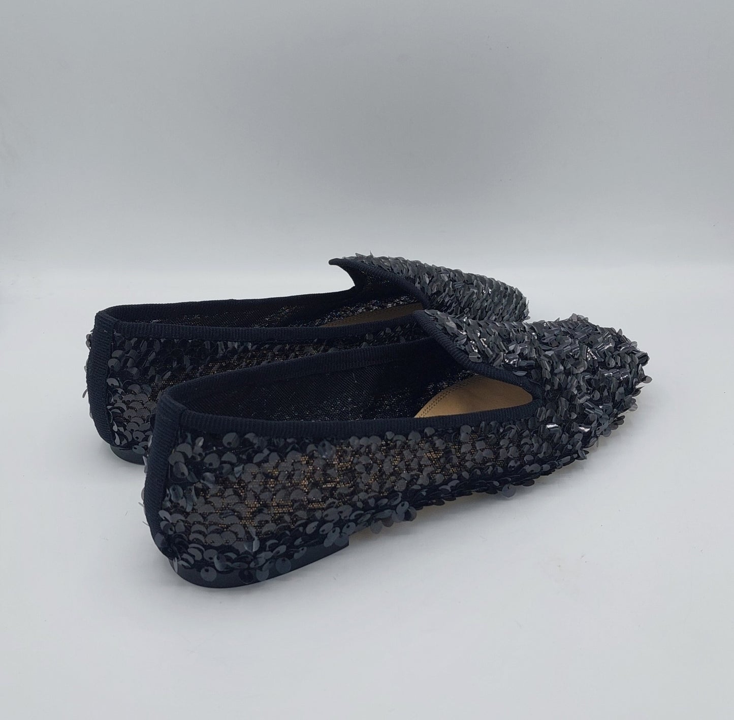 Prosperine scarpa pantofolina paiette nera