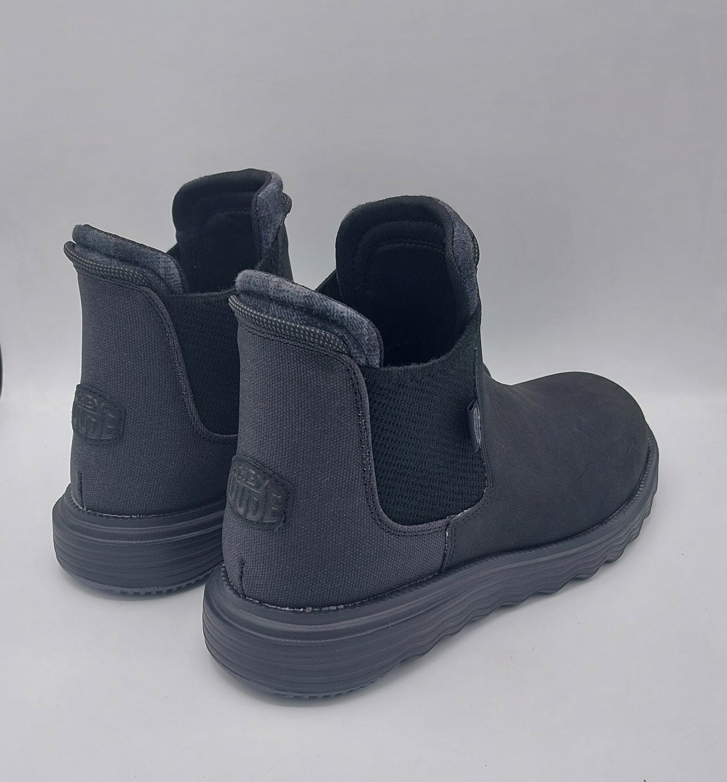 Dude beatles uomo in pelle nera