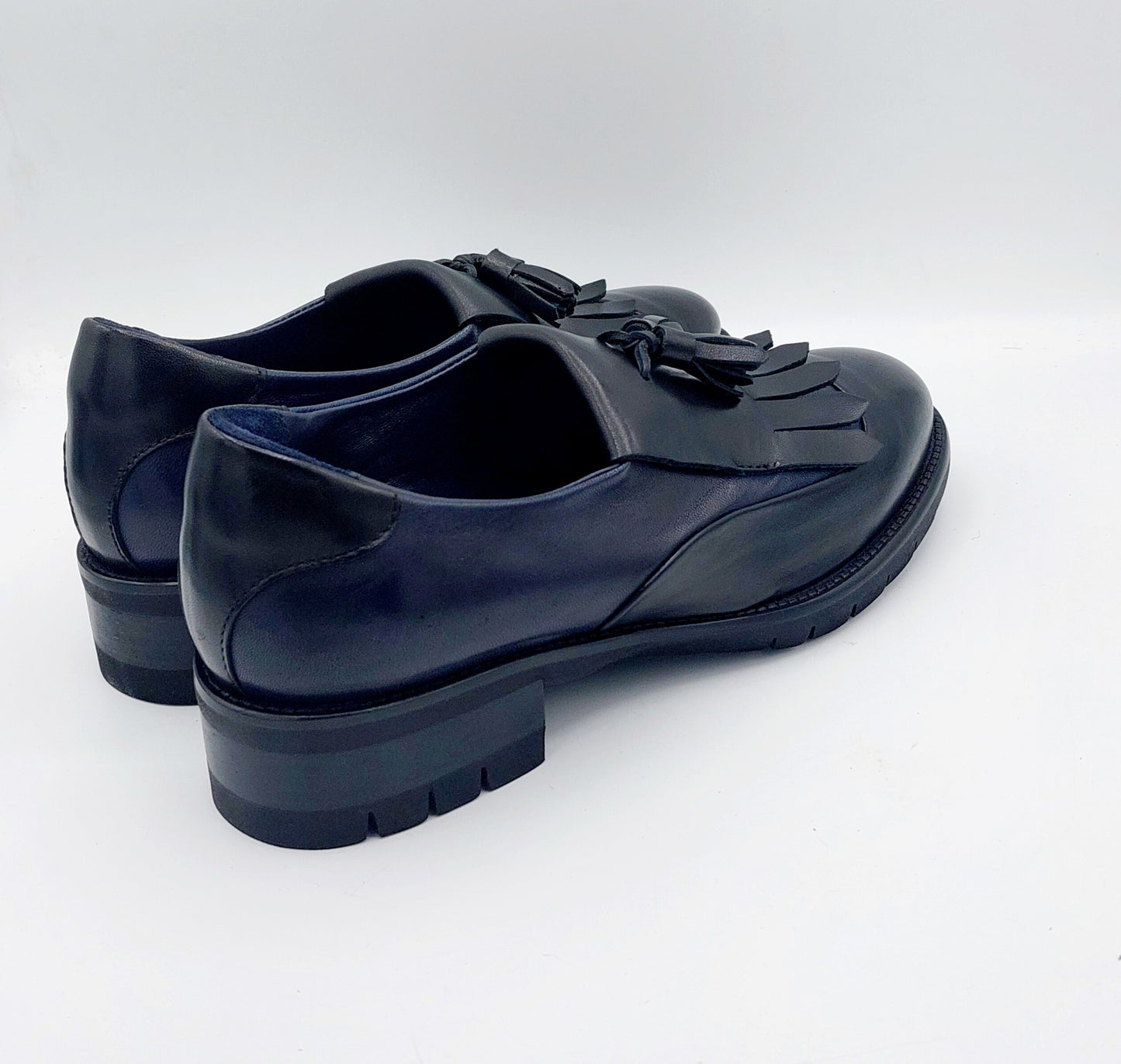 Calpierre scarpa donna bicolore blu e nera