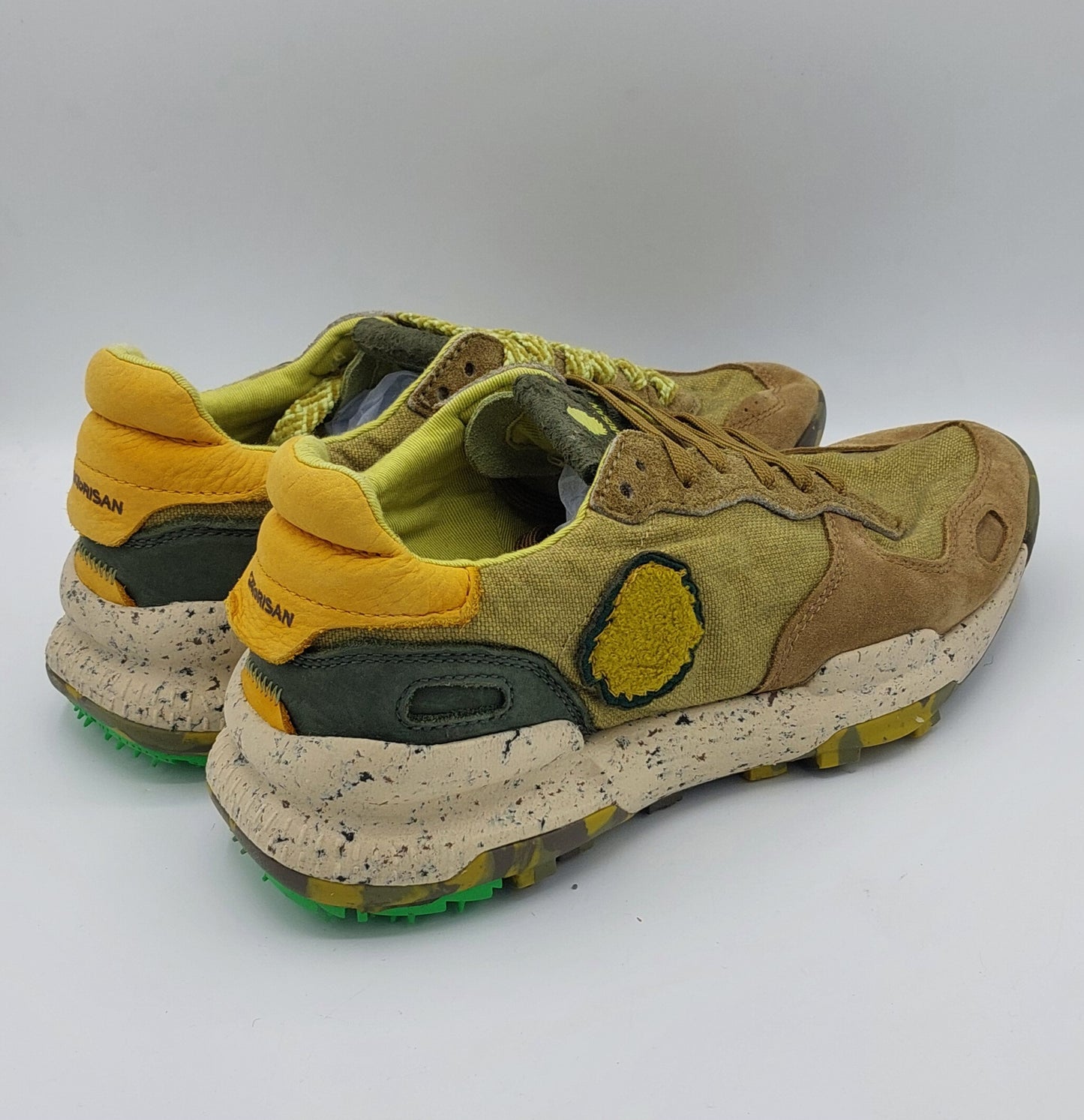 Satorisan sneakers uomo in tessuto e camoscio