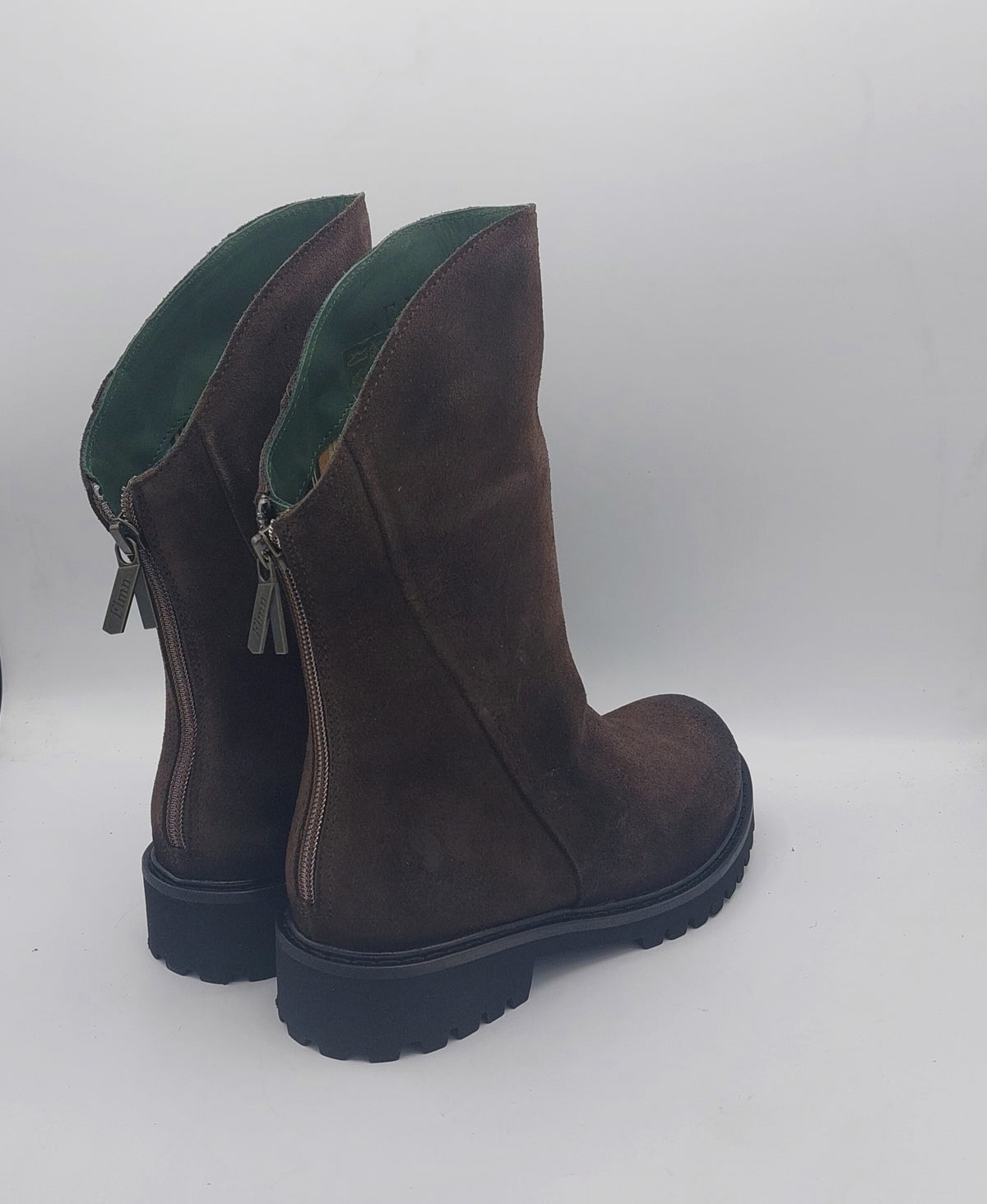Felmini stivale pelle marrone