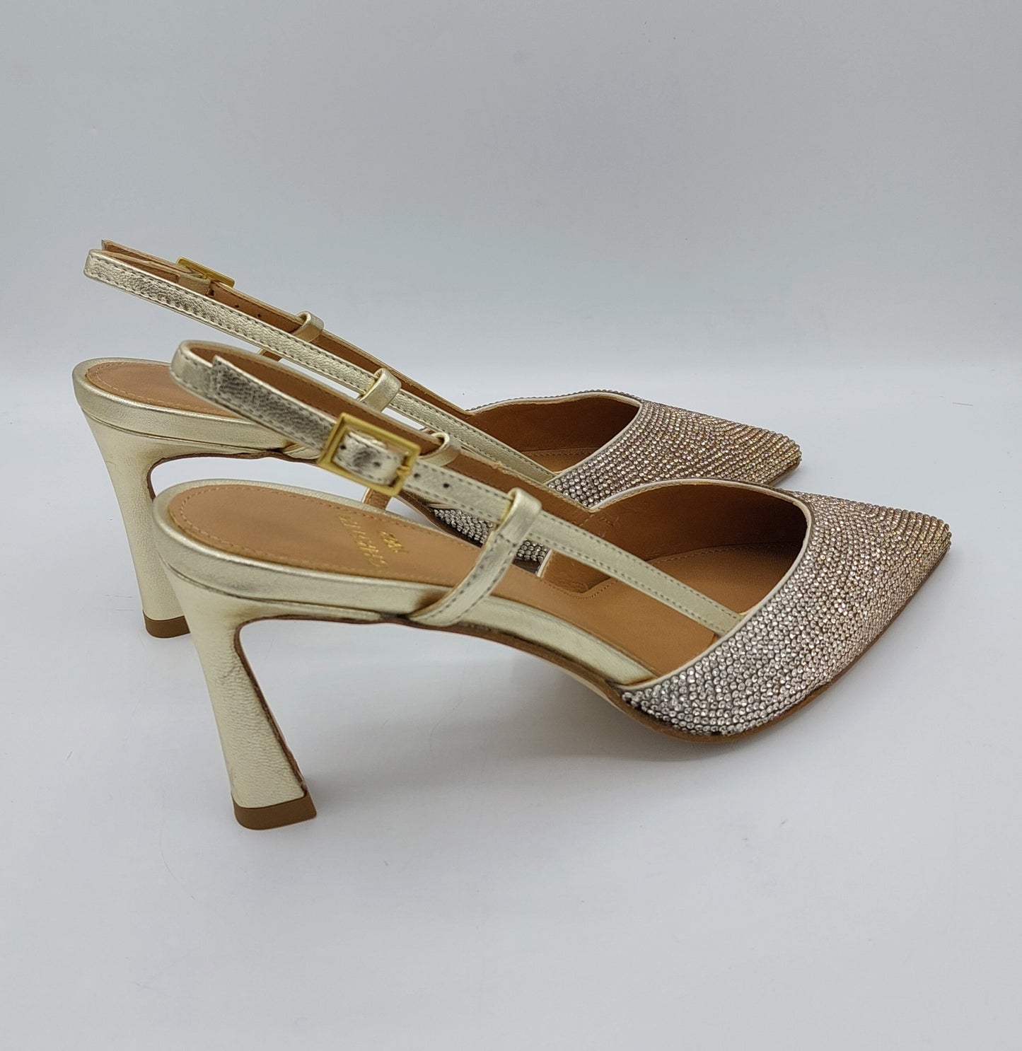 Chantal chanel gioiello strass platino