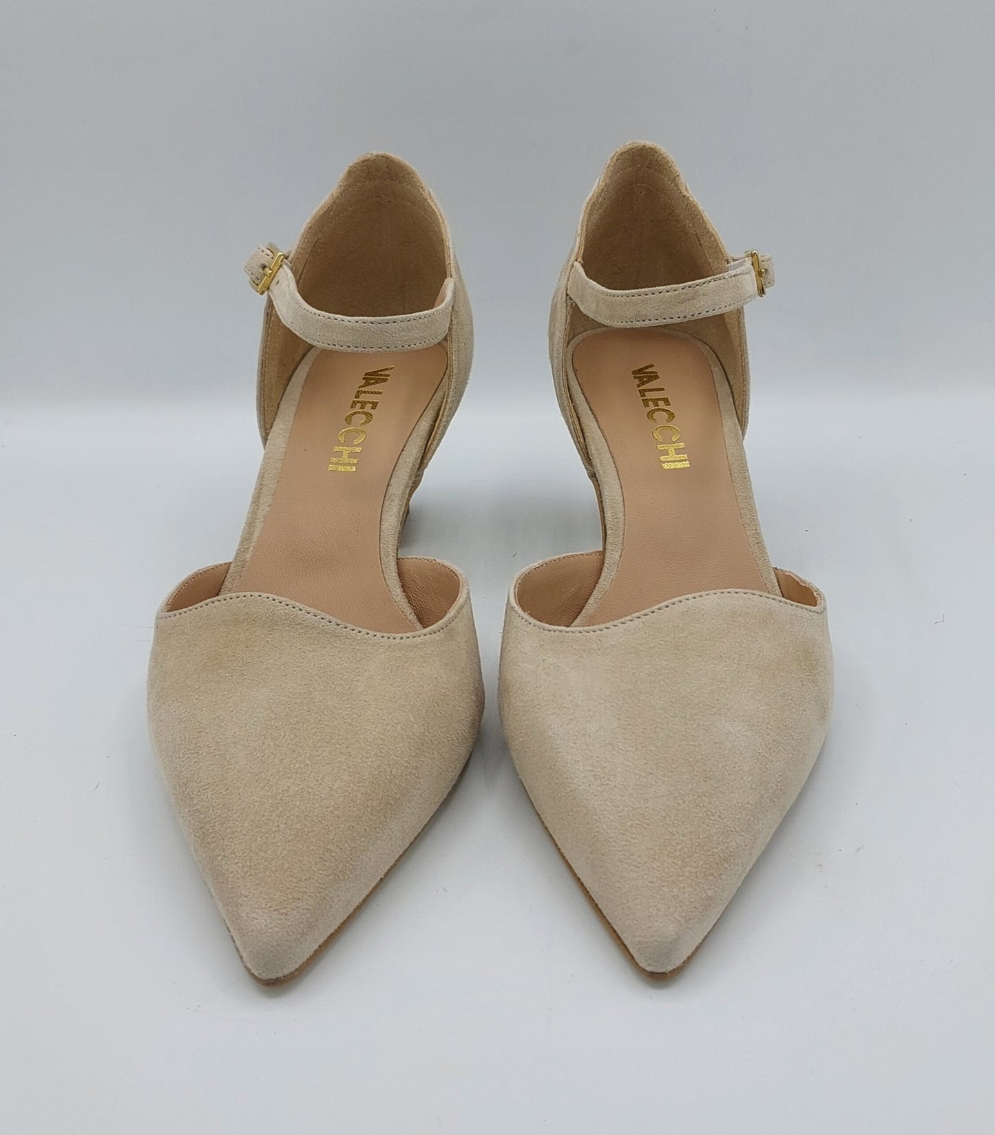 T.Q scarpa donna in camoscio beige