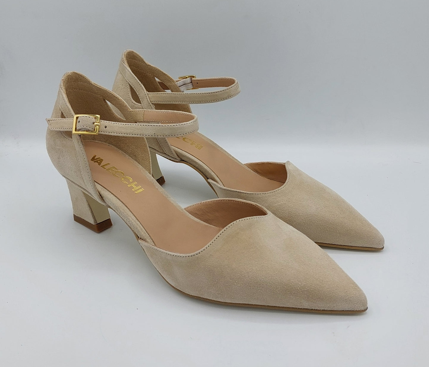 T.Q scarpa donna in camoscio beige