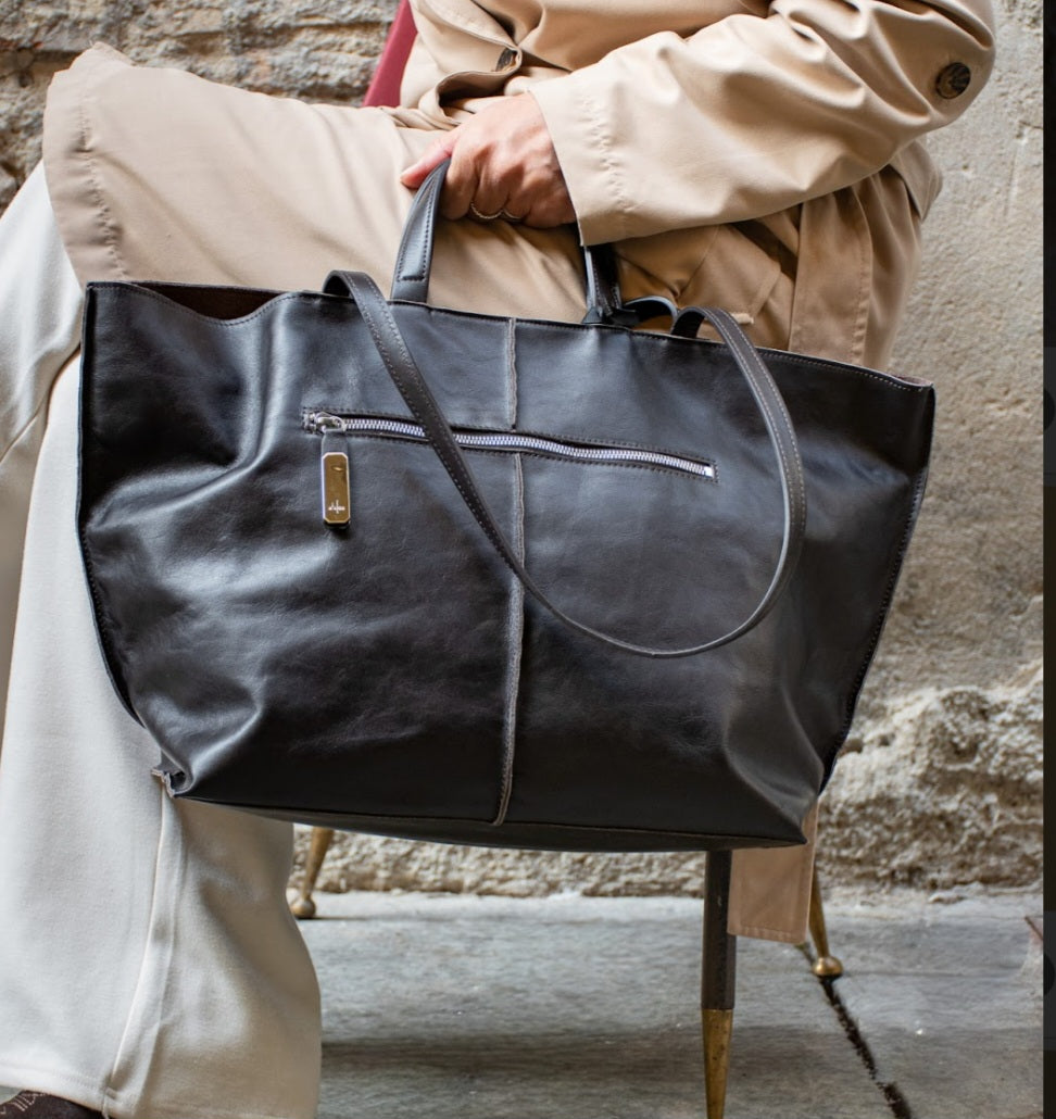 Hags borsa pelle T.moro