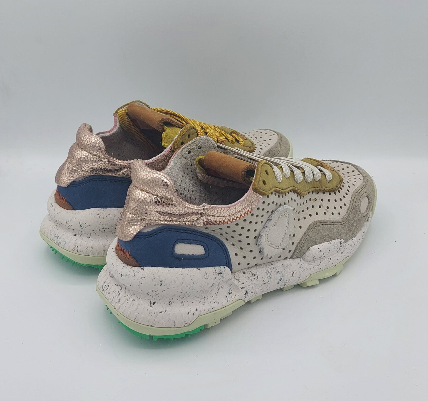 Satorisan sneakers donna pelle forata multicolor