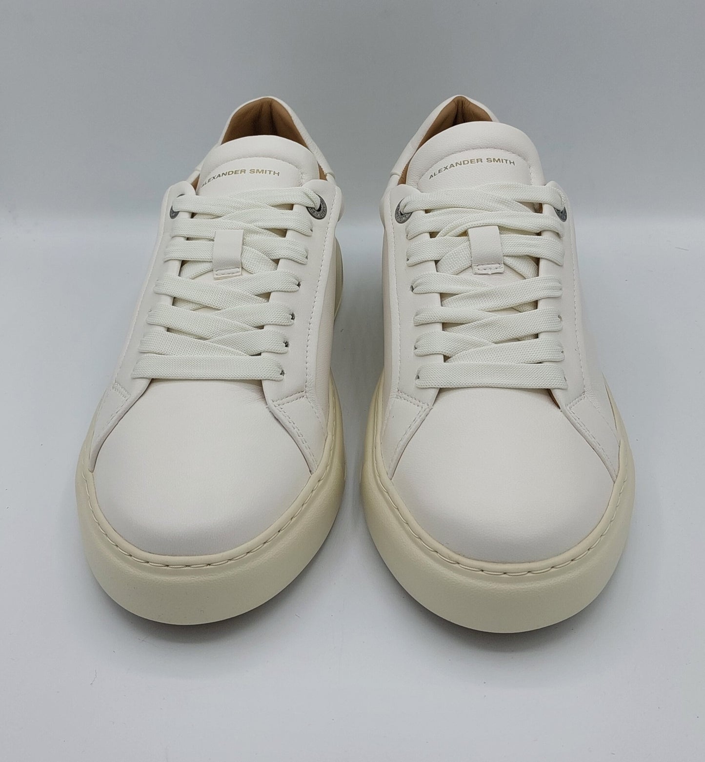 Alexander Smith sneakers uomo pelle bianca