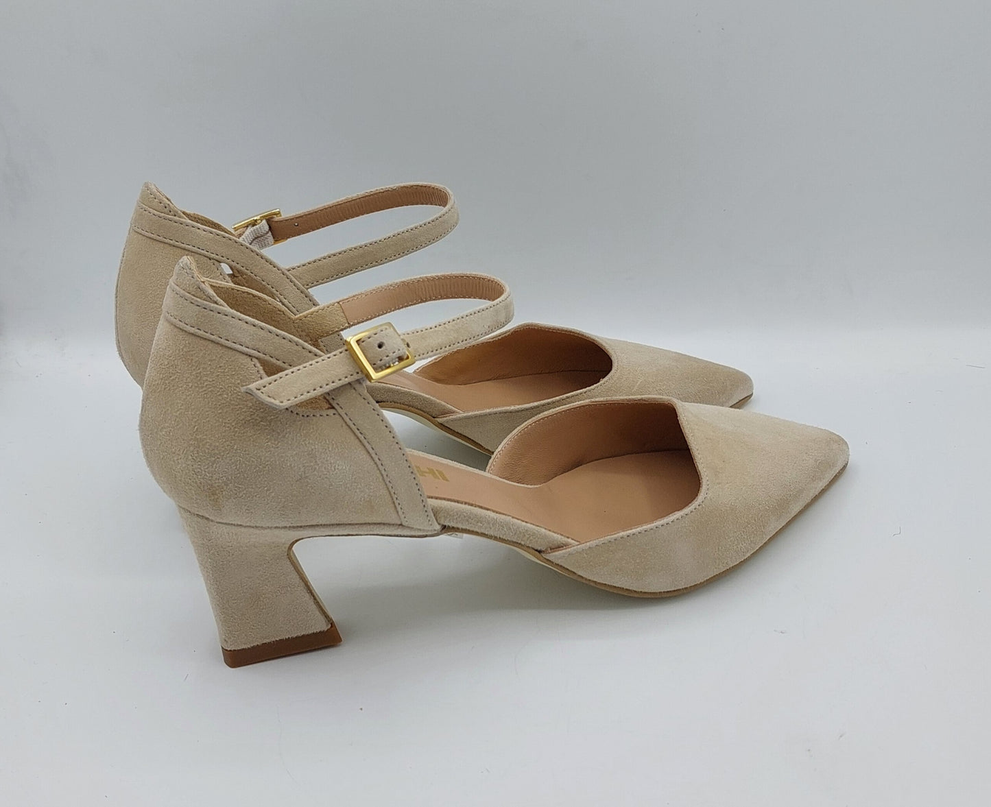 T.Q scarpa donna in camoscio beige