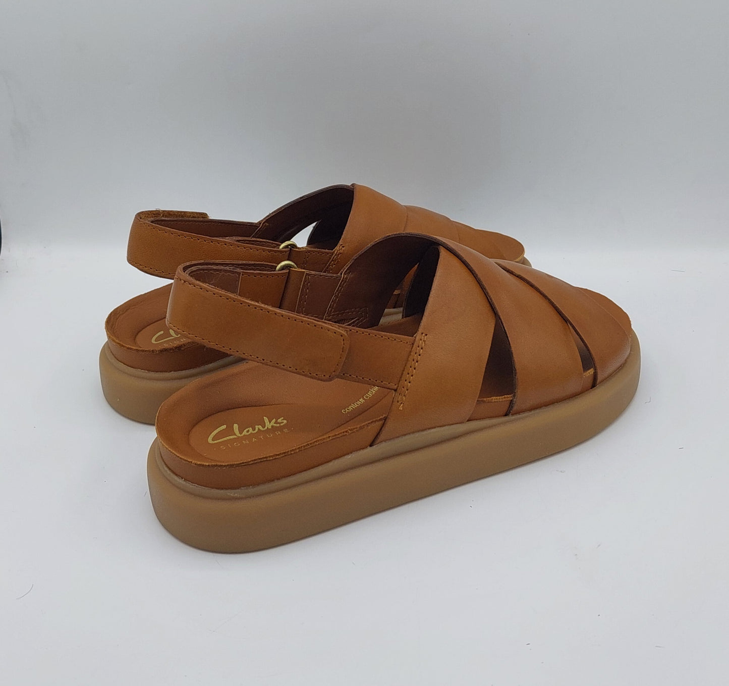 Clarks sandalo cuoio