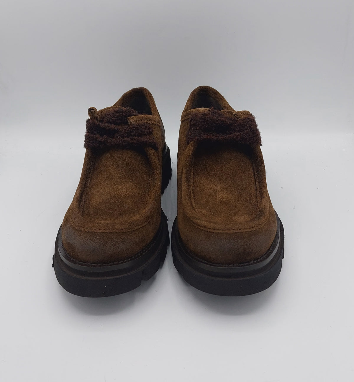 Les tulipes paraboot donna camoscio tabacco