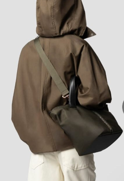 Alexander smith borsa nylon verde militare