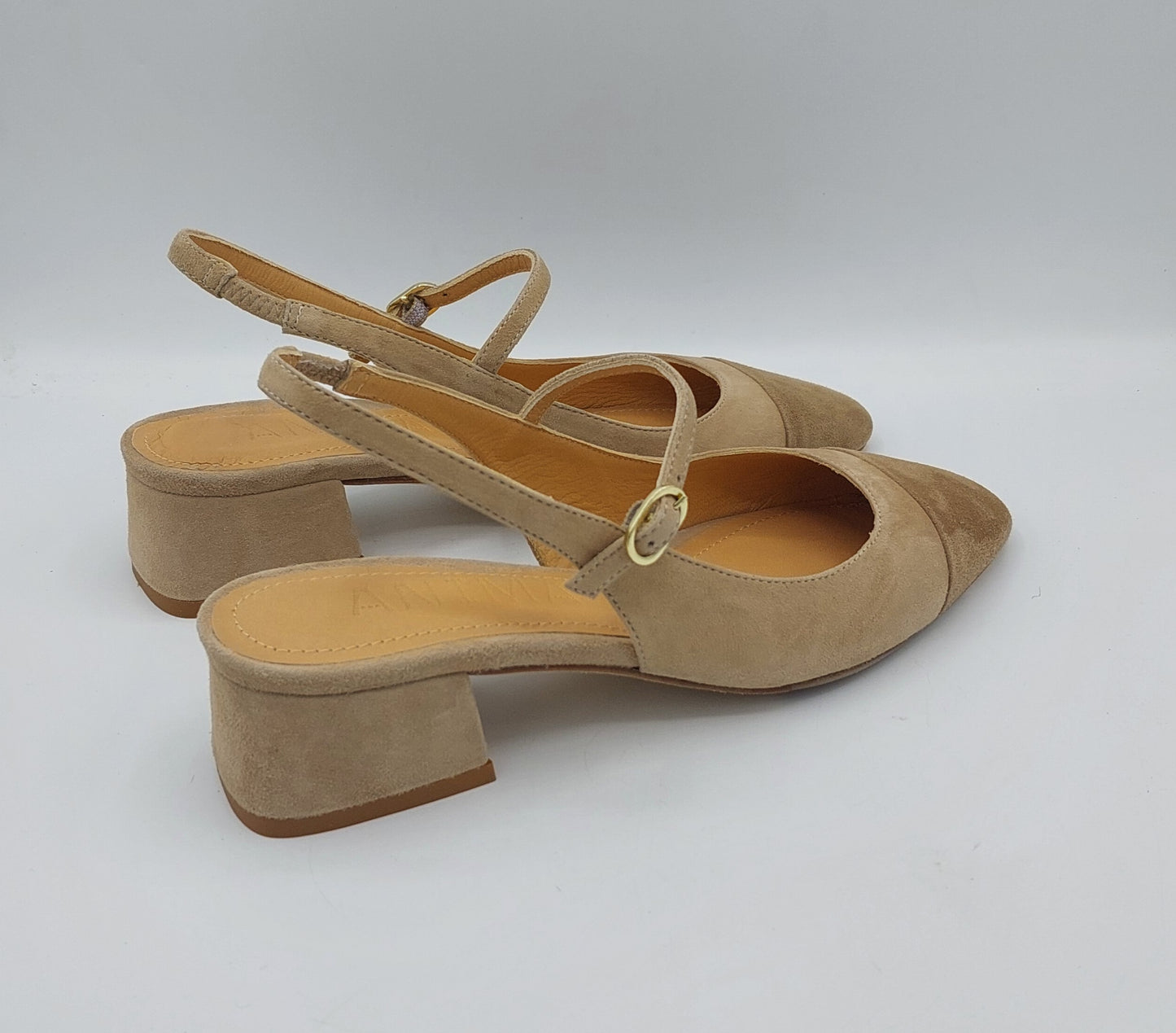 Anima scarpa chanel in camoscio