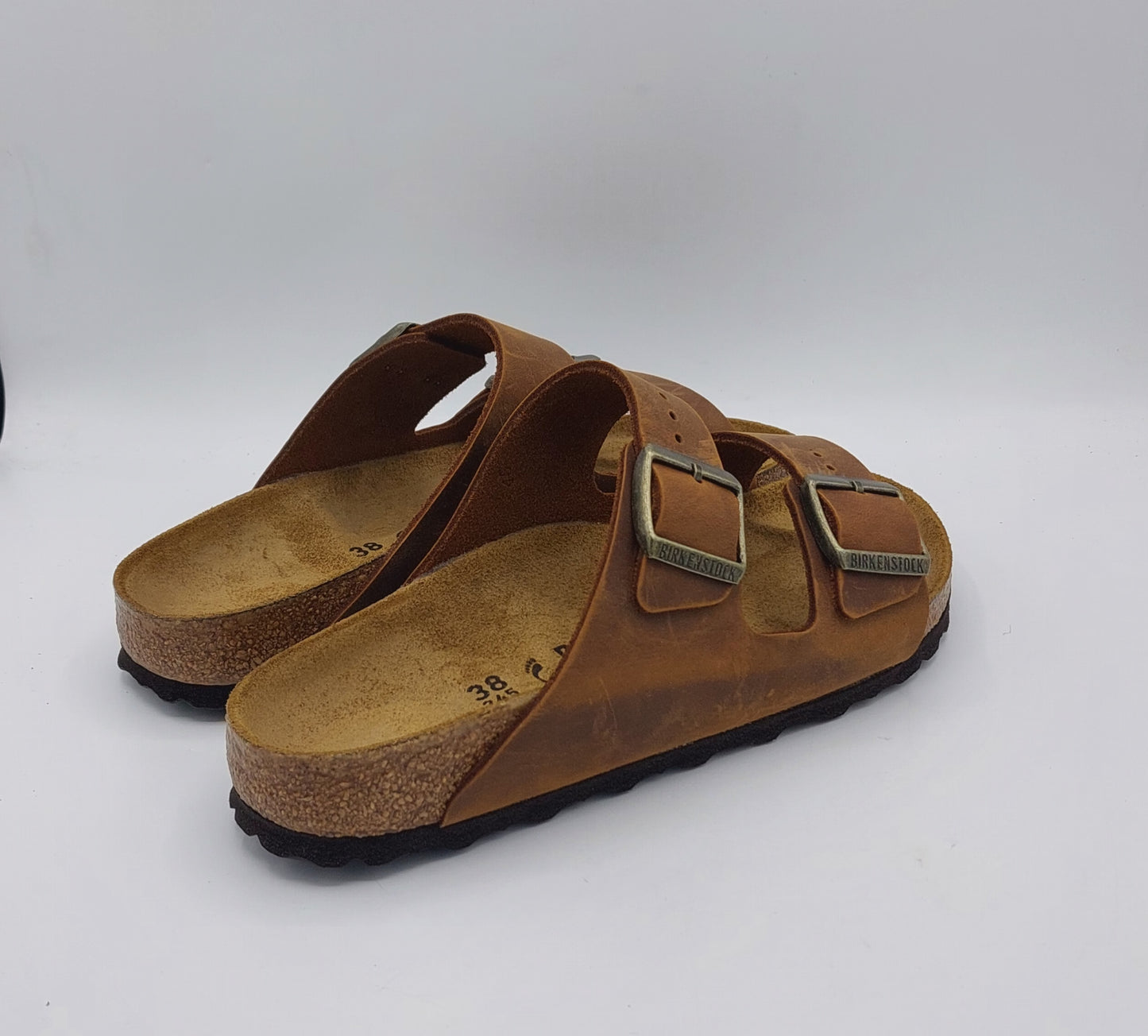 Birkenstock ciabatta Arizona uomo donna colore cognac