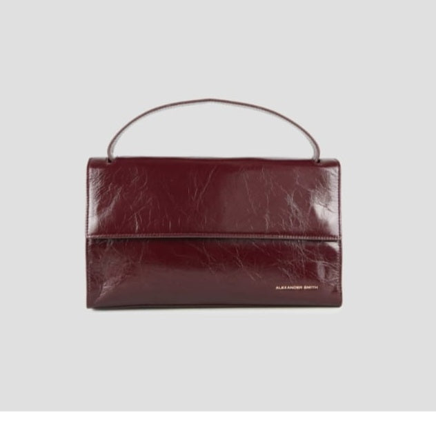 Alexander smith borsa pelle bordeaux