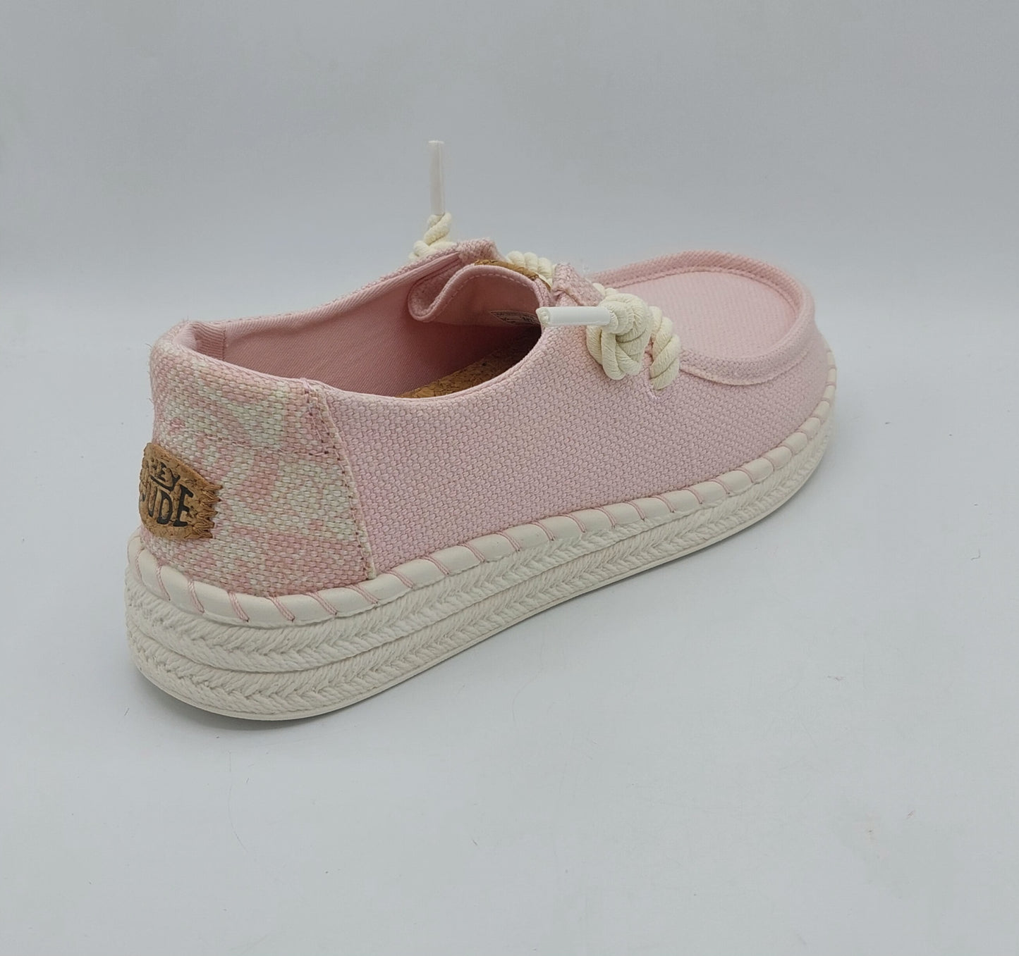 Dude donna tessuto colore rosa