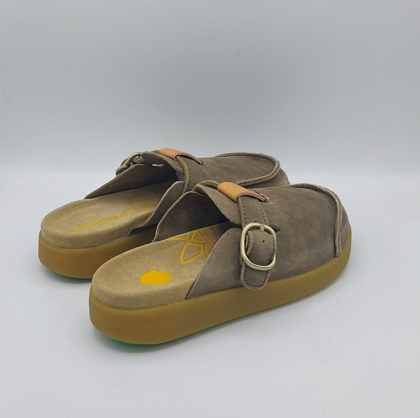 Satorisan sabot donna nabuk beige