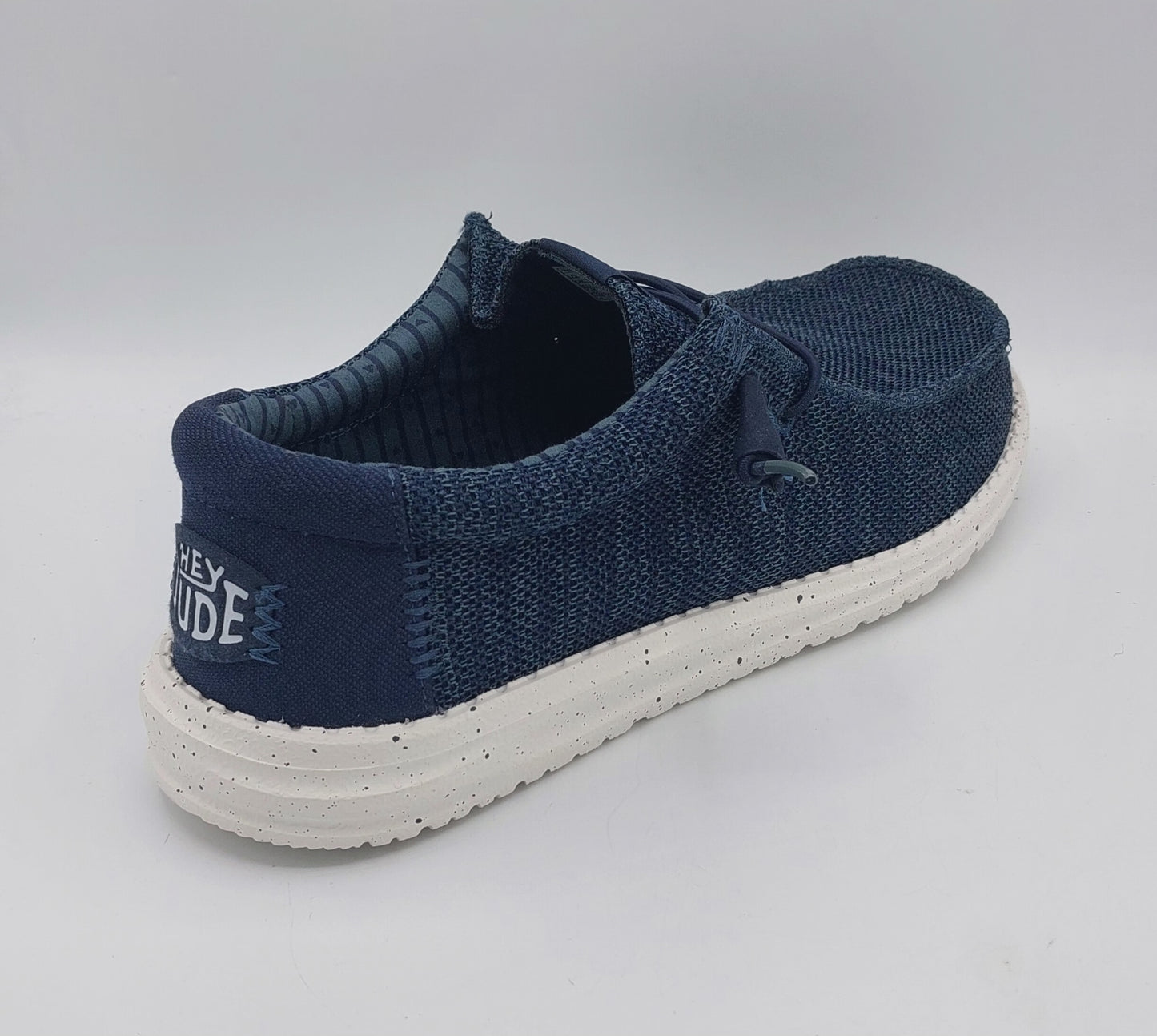 Dude uomo tessuto colore blu