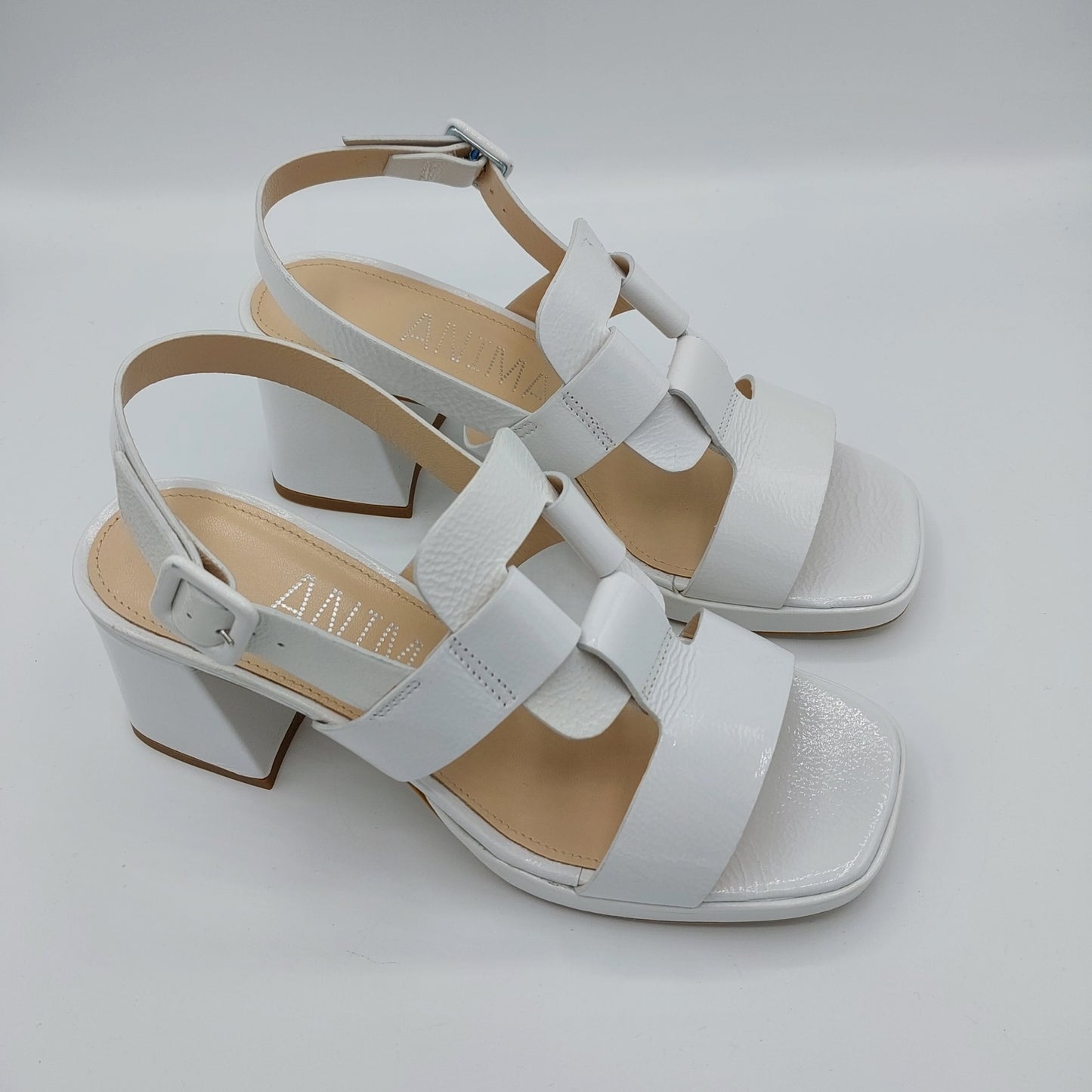 Sandalo Anima bianco vernice