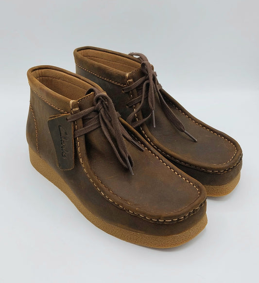 Clarks paraboot alto cuoio