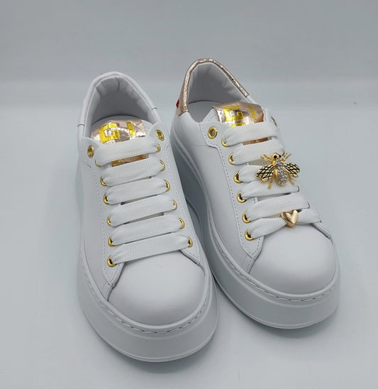 Gio+sneakers bianca ape