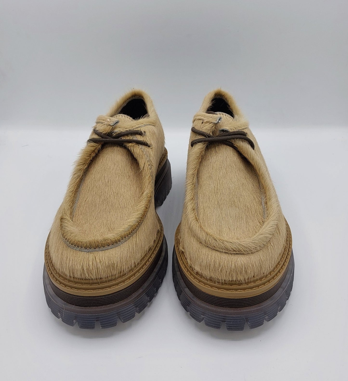 Les tulipes paraboot in cavallino beige