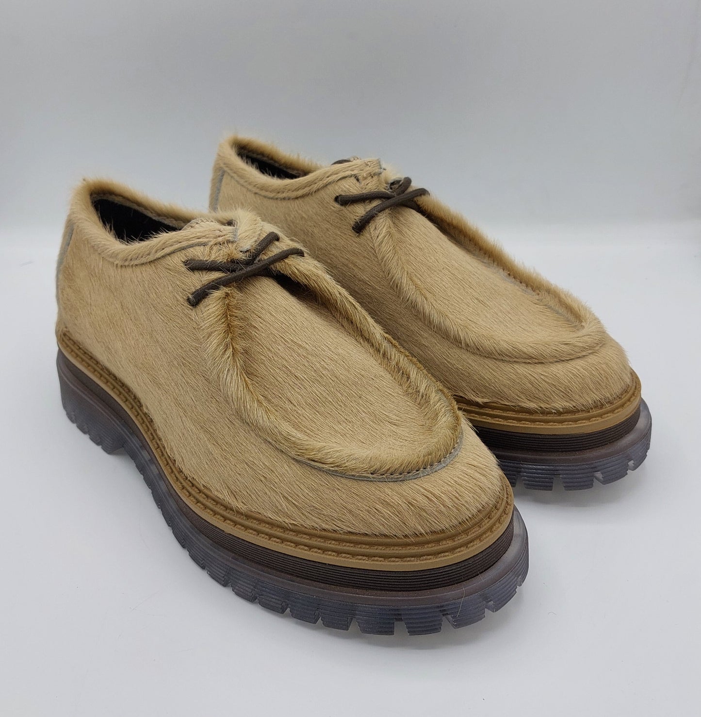 Les tulipes paraboot in cavallino beige