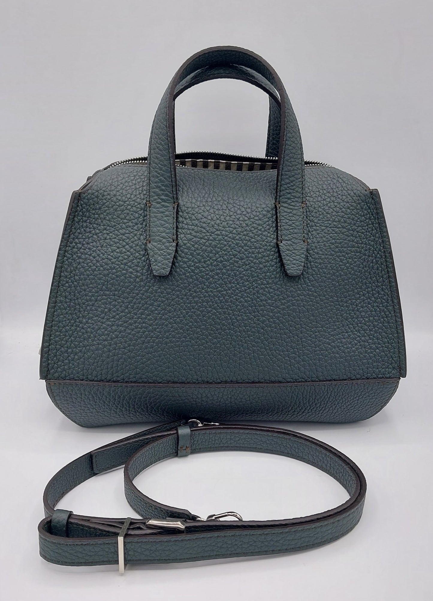 Hags borsa in pelle verde