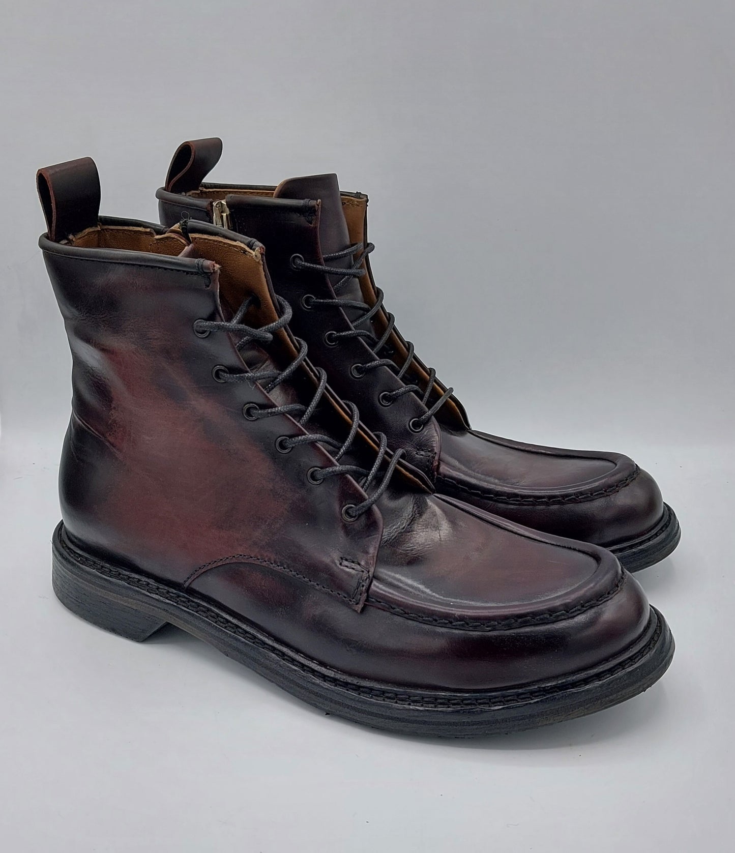 A.S.98 uomo paraboot alto color amaranto