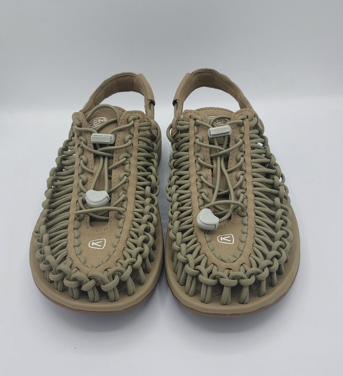 KEEN sandalo uomo verde corda e cotone