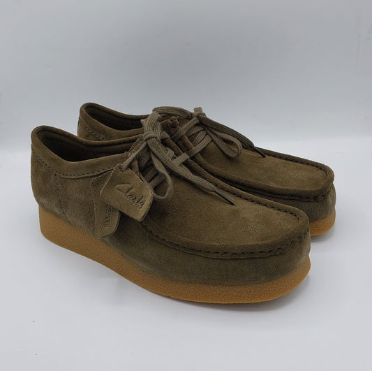 Clarks uomo wolloby camoscio verde