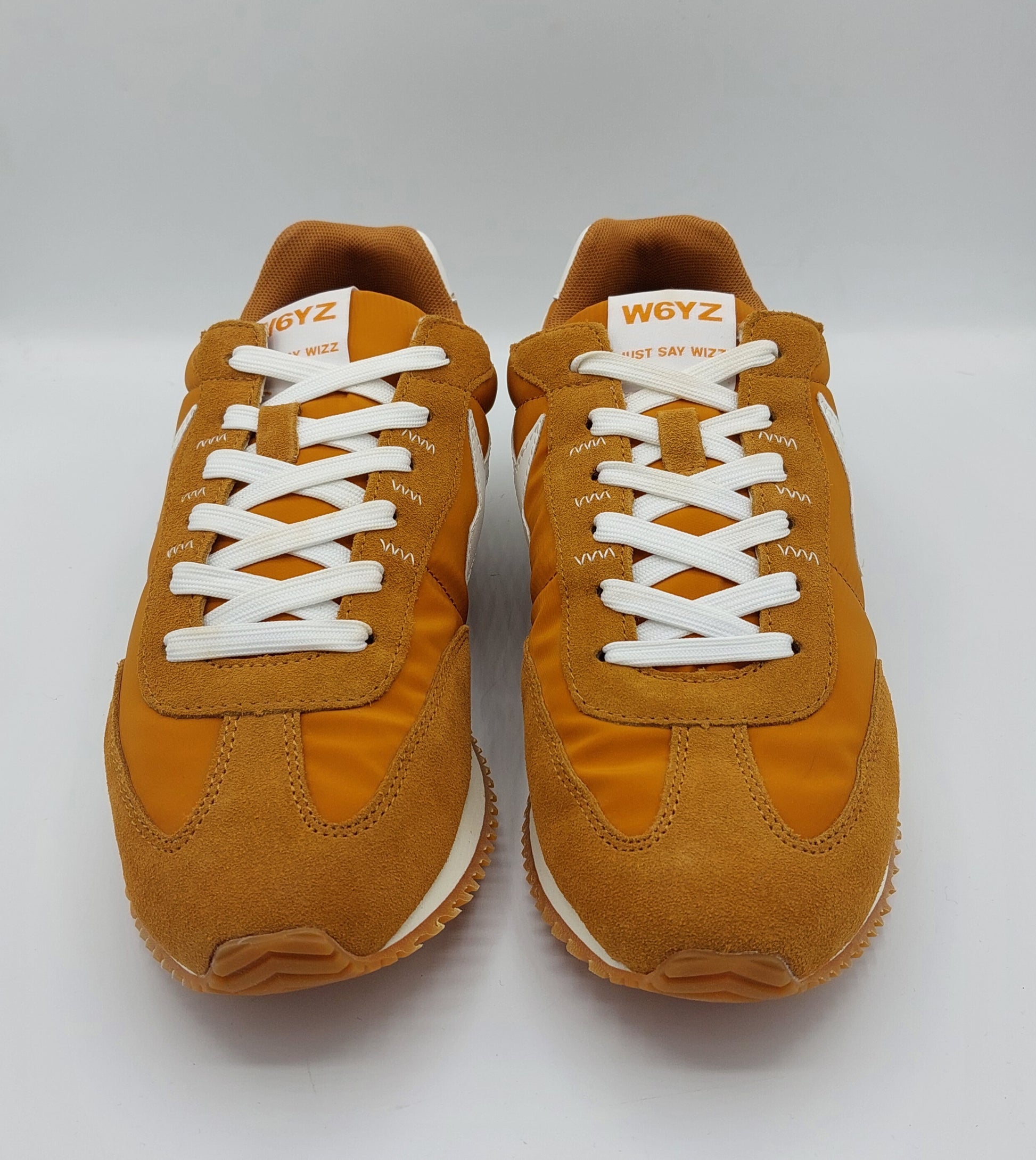 Wizz sneakers uomo camoscio e tessuto arancio - Main Image