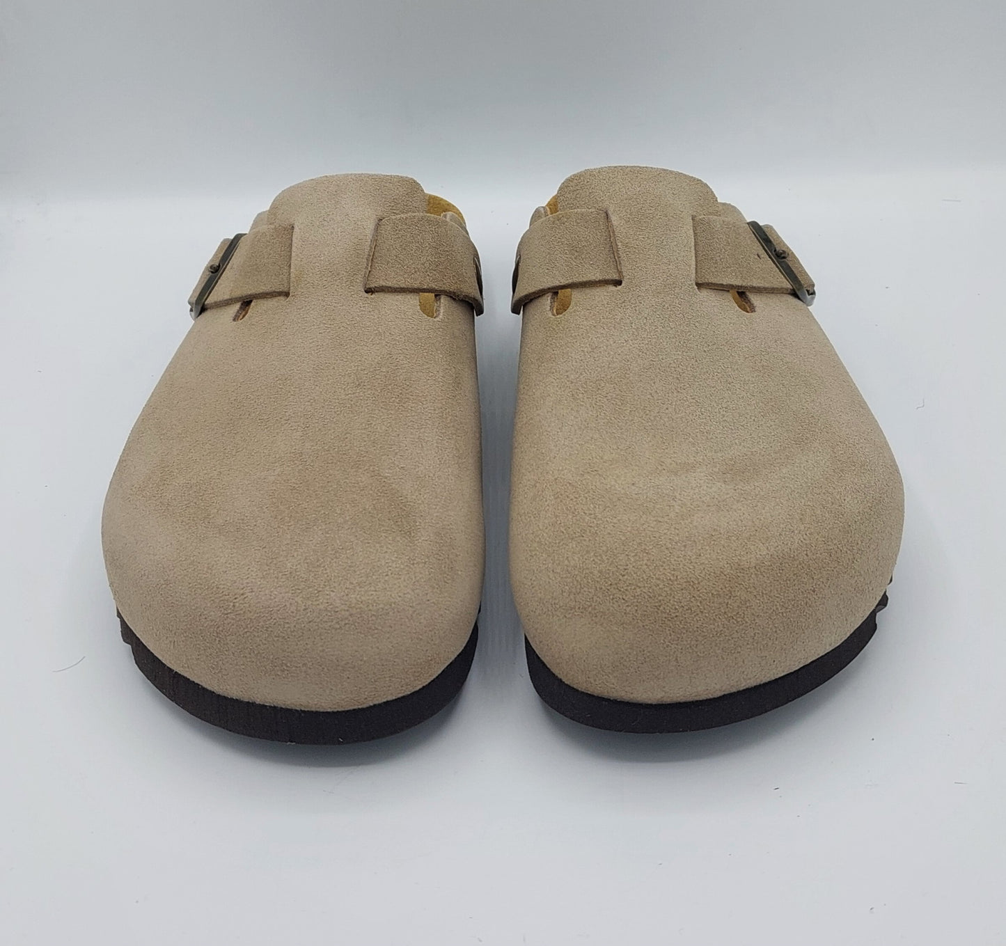 Scholl sabot uomo camoscio  beige