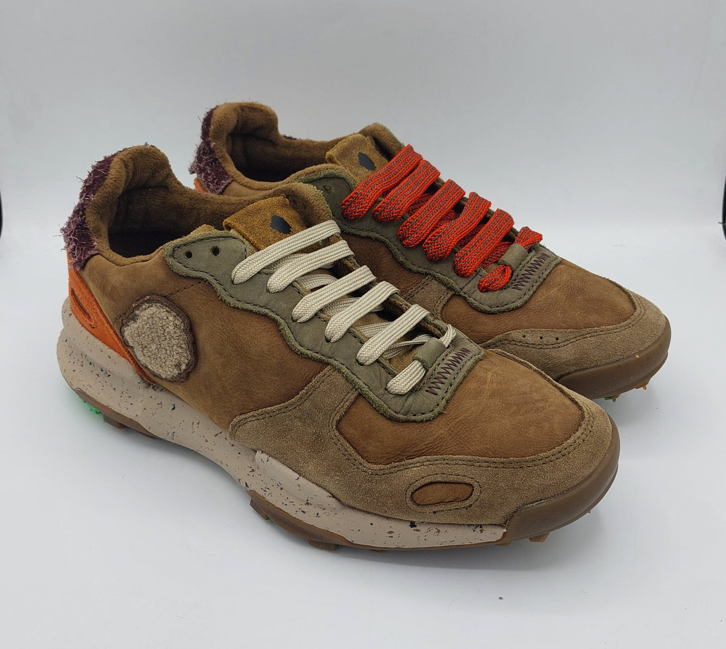 Satorisan sneakers uomo in pelle beige
