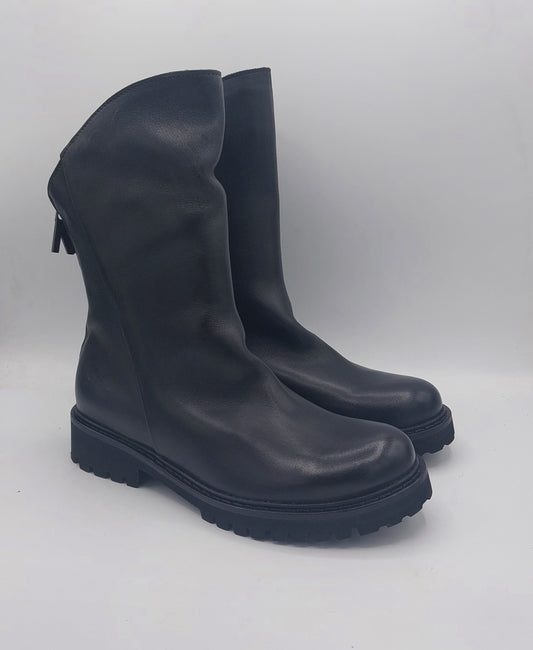 Felmini stivale pelle nera