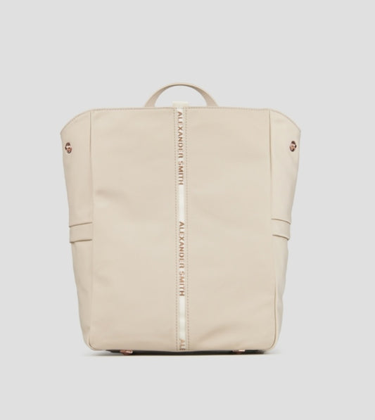 Alexander smith borsa zaino nylon beige