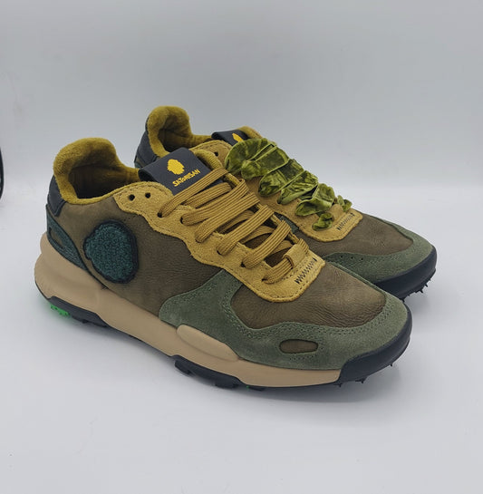Satorisan sneakers donna in pelle verde