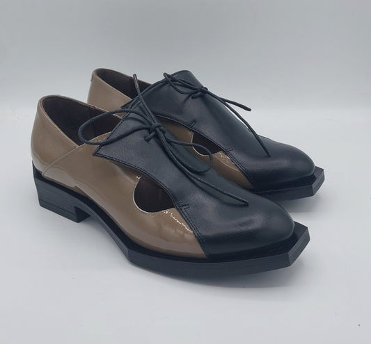 Le bohemien scarpa in pelle tre colori
