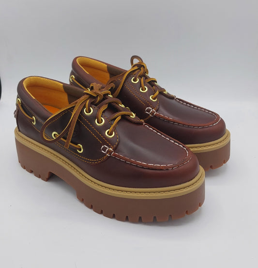 Timberland barca con plat cuoio