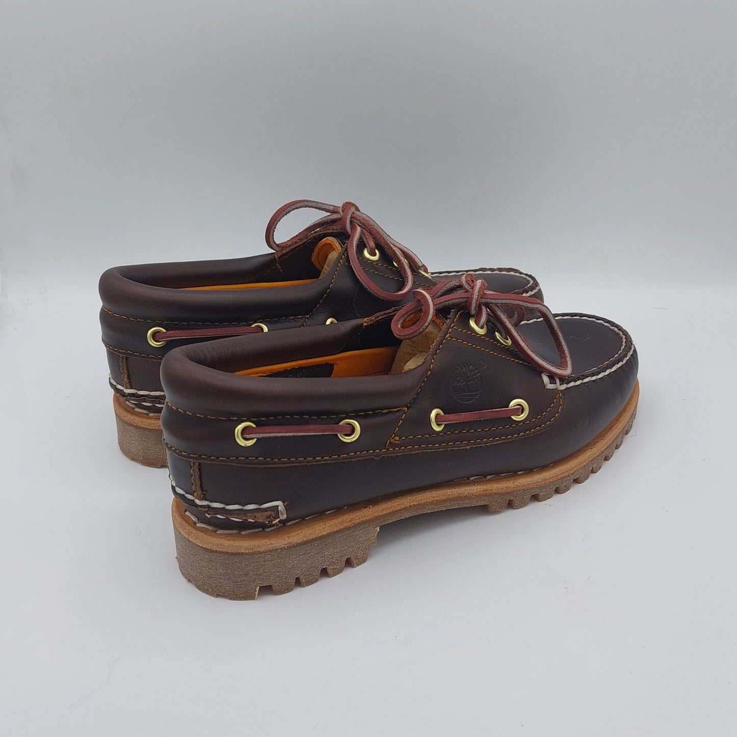 Timberland scarpa barca donna in cuoio