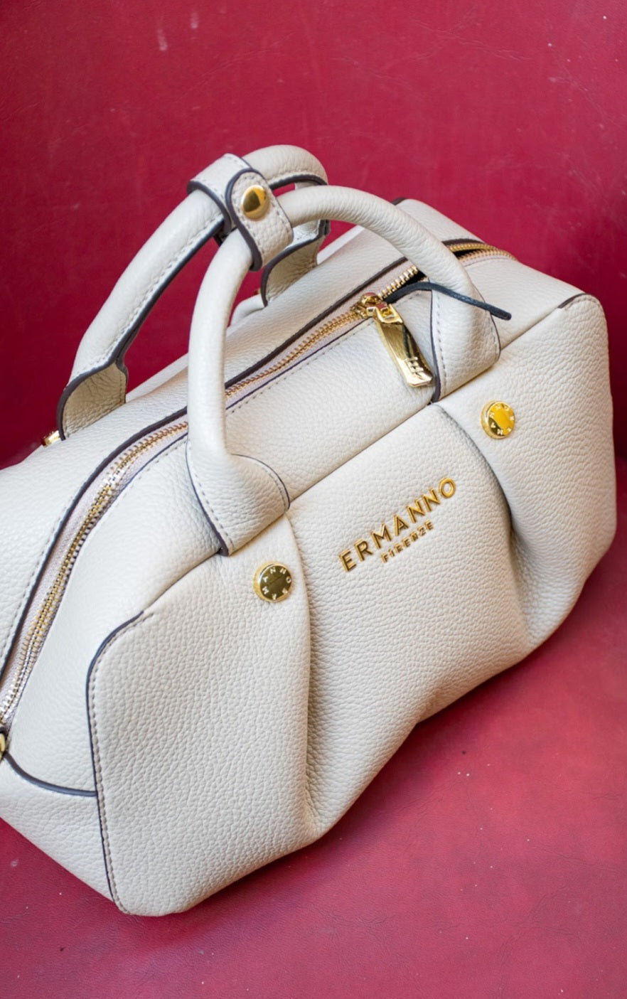 Ermanno Scervino borsa bauletto panna