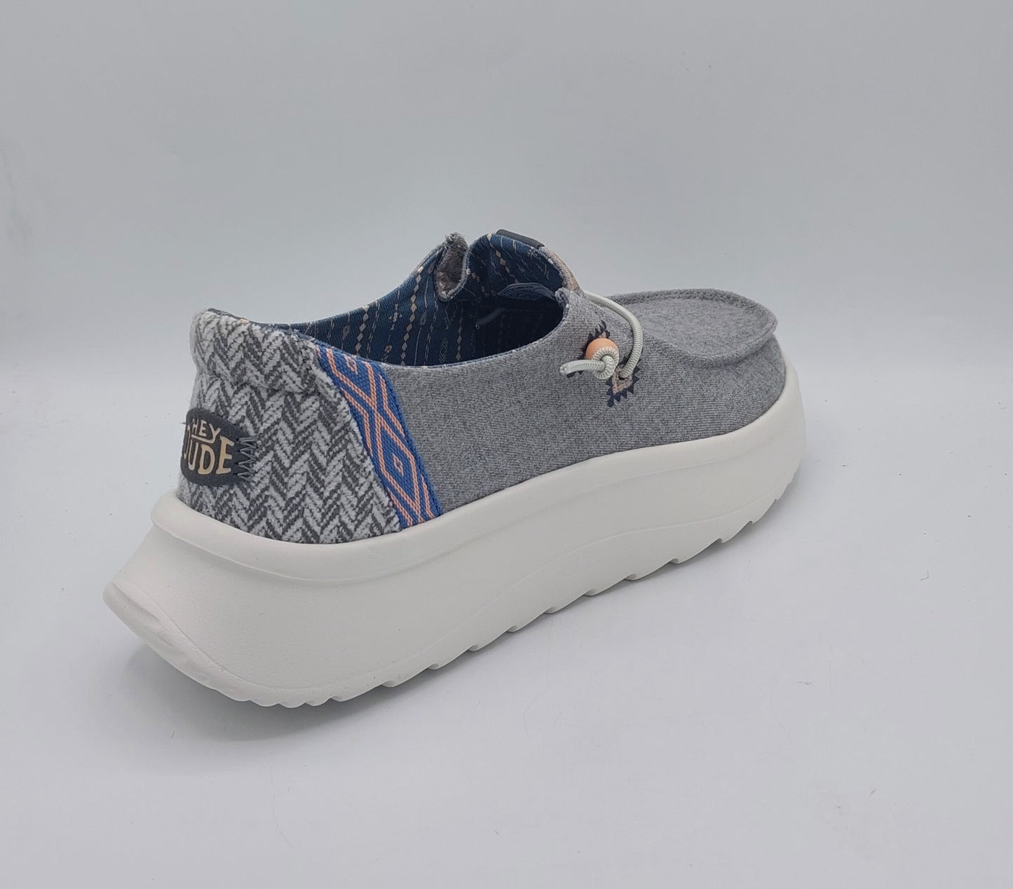 Dude donna suola alta colore jeans
