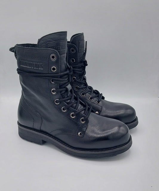 Bikkembergs anfibio donna in pelle nera