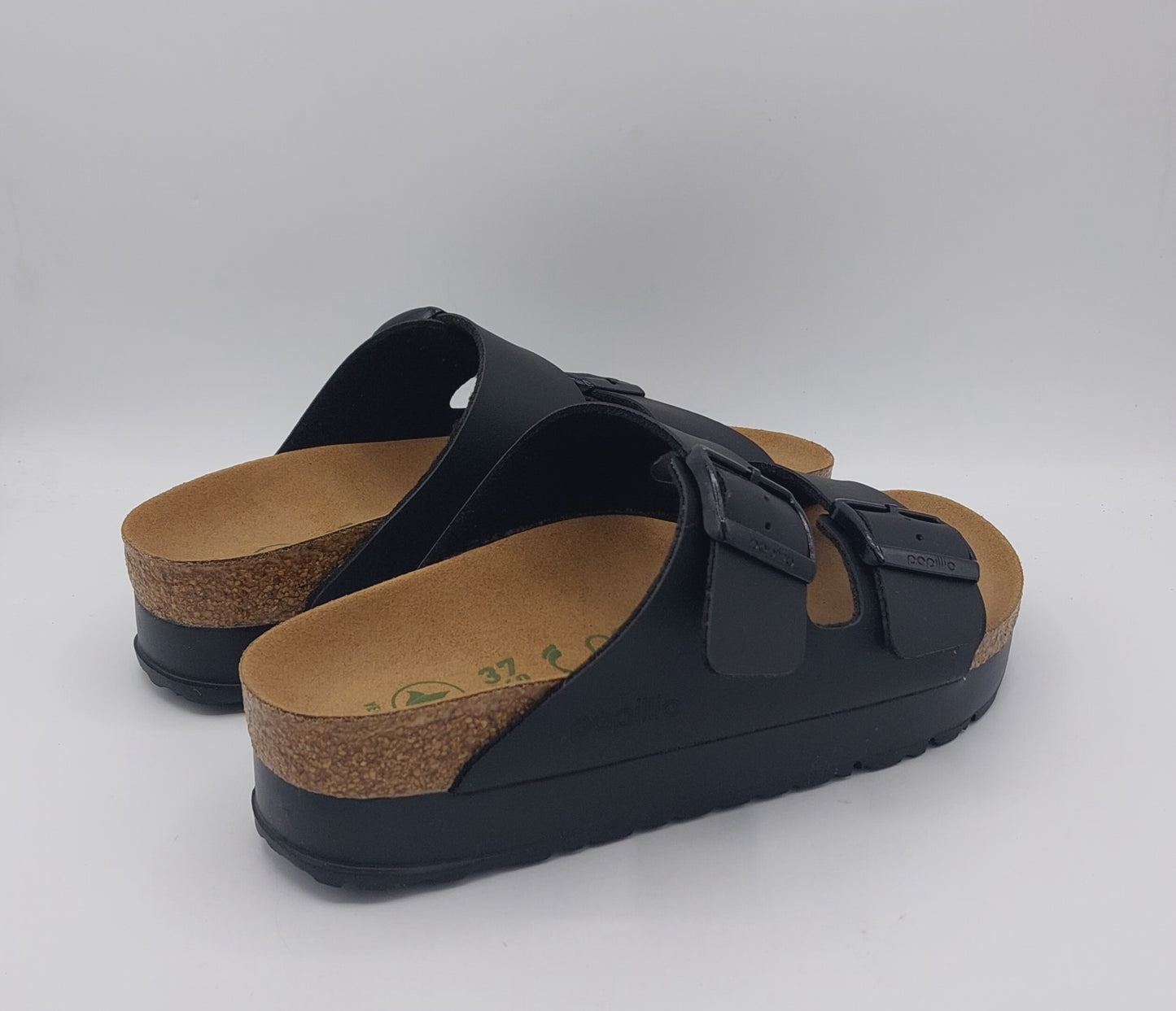 Birkenstock ciabatta Arizona pop platform nera