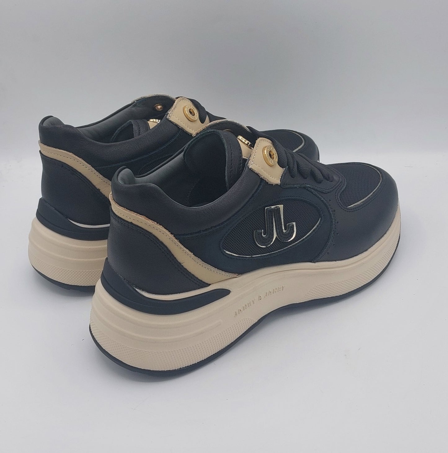 Janet e Janet sneakers runner donna nera
