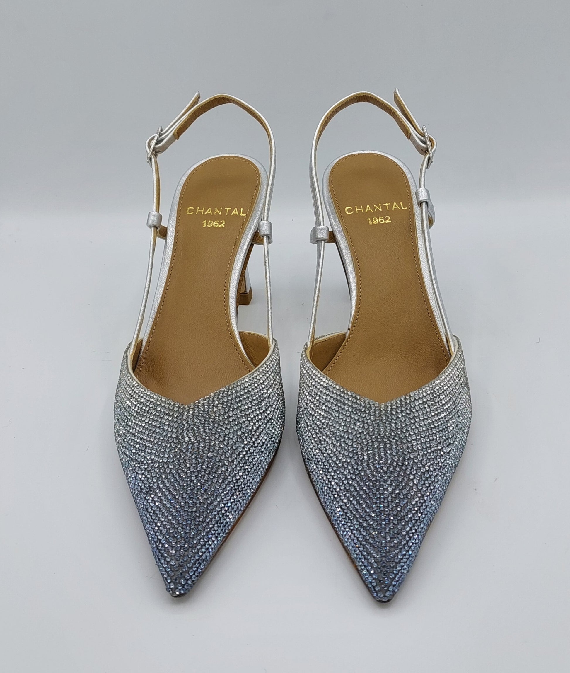 Chantal chanel gioiello strass argento – Valecchi Calzature