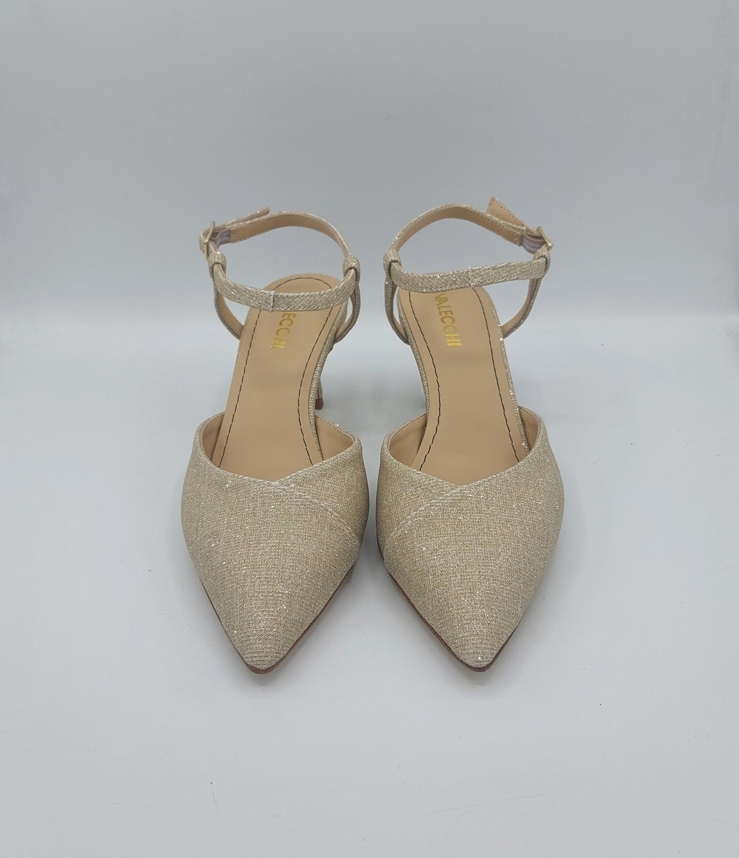 D.O.R scarpa glitterata platino
