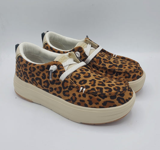 Dude donna scarpa stampa animalier