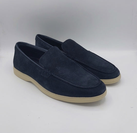 Clarcks mocassino camoscio blu