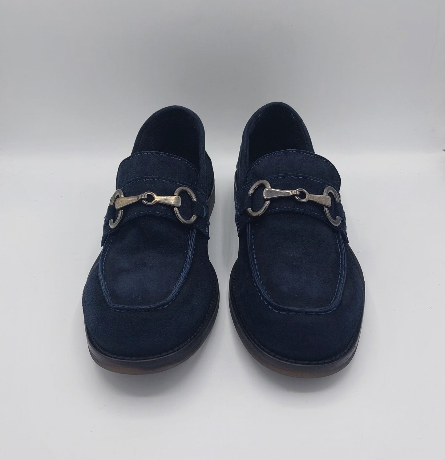 Lord Douglas mocassino uomo camoscio blu